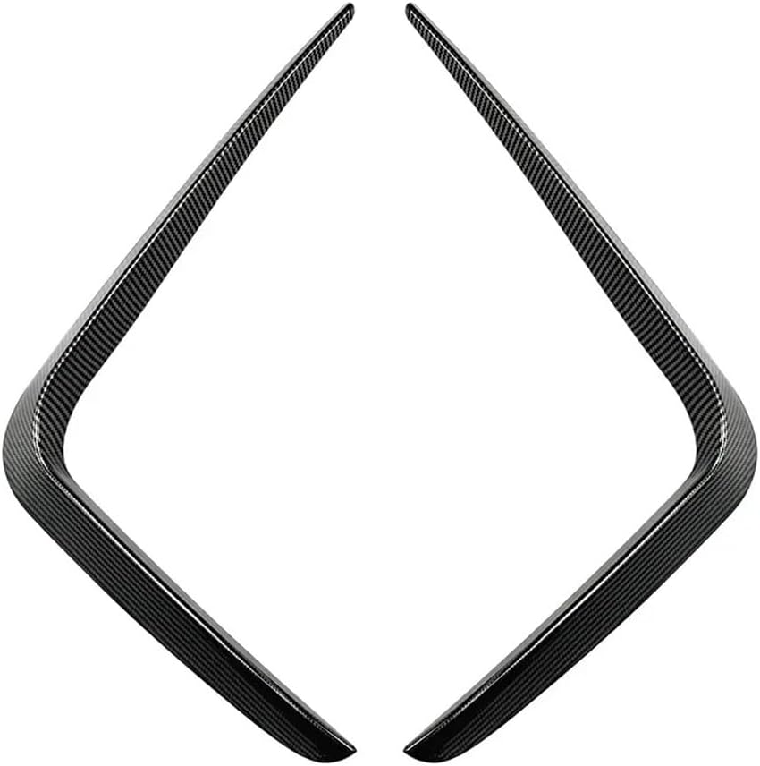 Bumper Splitter Side Spoiler Compatible for BMW 4 Series G22 G23 G26 M Sport 20-23 (Carbon Fiber Look)