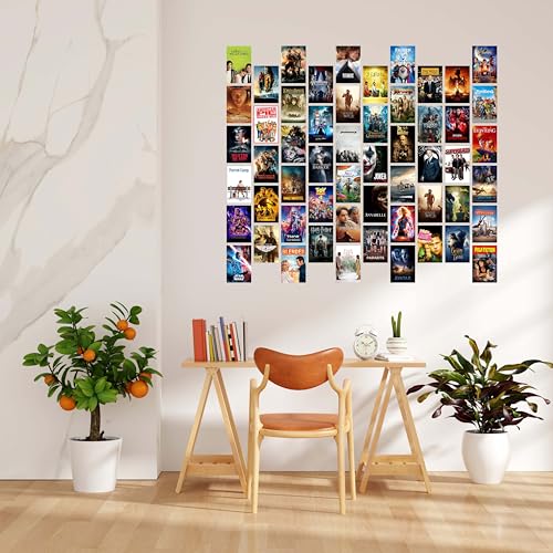 Image of Craft Qila Cardstock Movies Pack Of 54 Aesthetic Wall Collage Kit, Girl Room Decor, Dorm Decor, Photo Collage Kit, Wall Collage