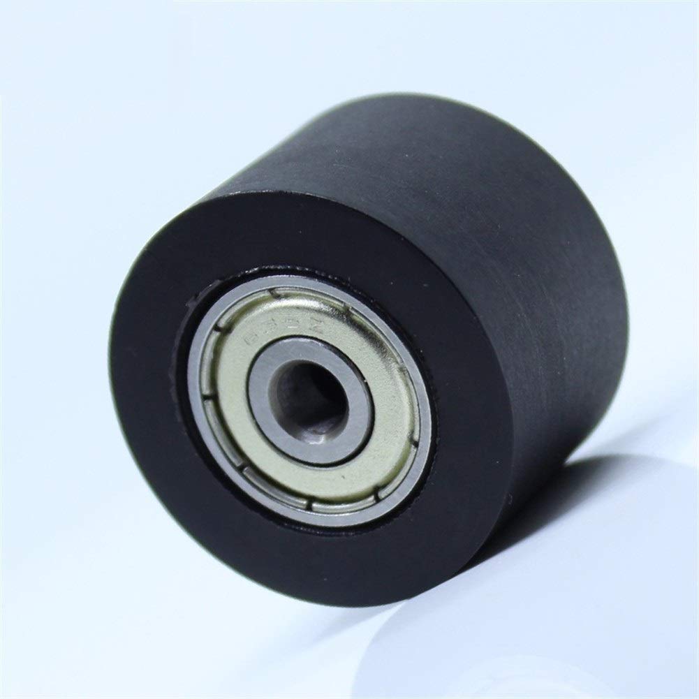 JIYAMI'EN EL-ZHOU PU 635 de cojinete 5x30x30mm del Eje de 5 mm Puertas correderas de Rodillos con 2 Cojinetes de Poliuretano Guiding Wheel Rodillo de Arrastre (Size : 6Pcs)