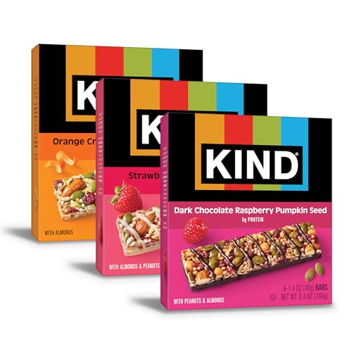 KIND Bars Seeds, Fruit and Nuts Variety Pack, Strawberry, Dark