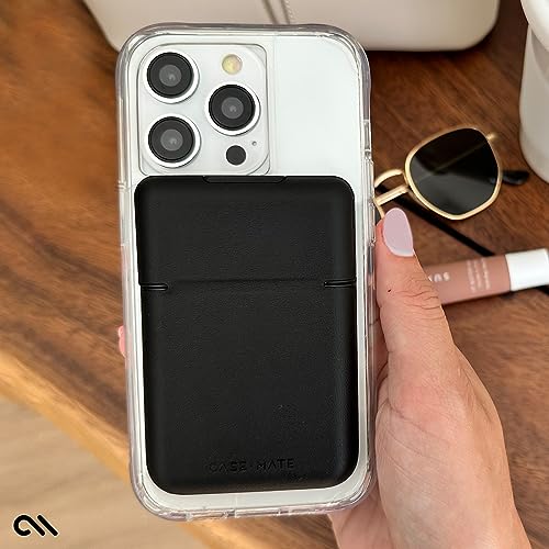 Image of Case-Mate Magnetic Wallet for iPhone - Slim Detachable Flip Closure - Black