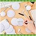 Estune 12 Pcs Ballpoint Pens and 12 Pads Sticky Notes Cool Party Favors Mini Decorative Pens Funny Sports Club Props Black Gel Ink for Office Coworkers (Golf Style, Silver, Black)