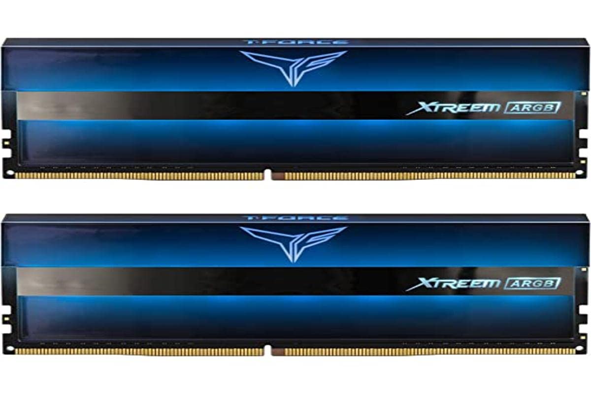 TEAMGROUP T-Force Xtreem ARGB 3600MHz CL18 16GB Kit (2x8GB) PC4-28800 ARGB Dual Channel DDR4 SDRAM D