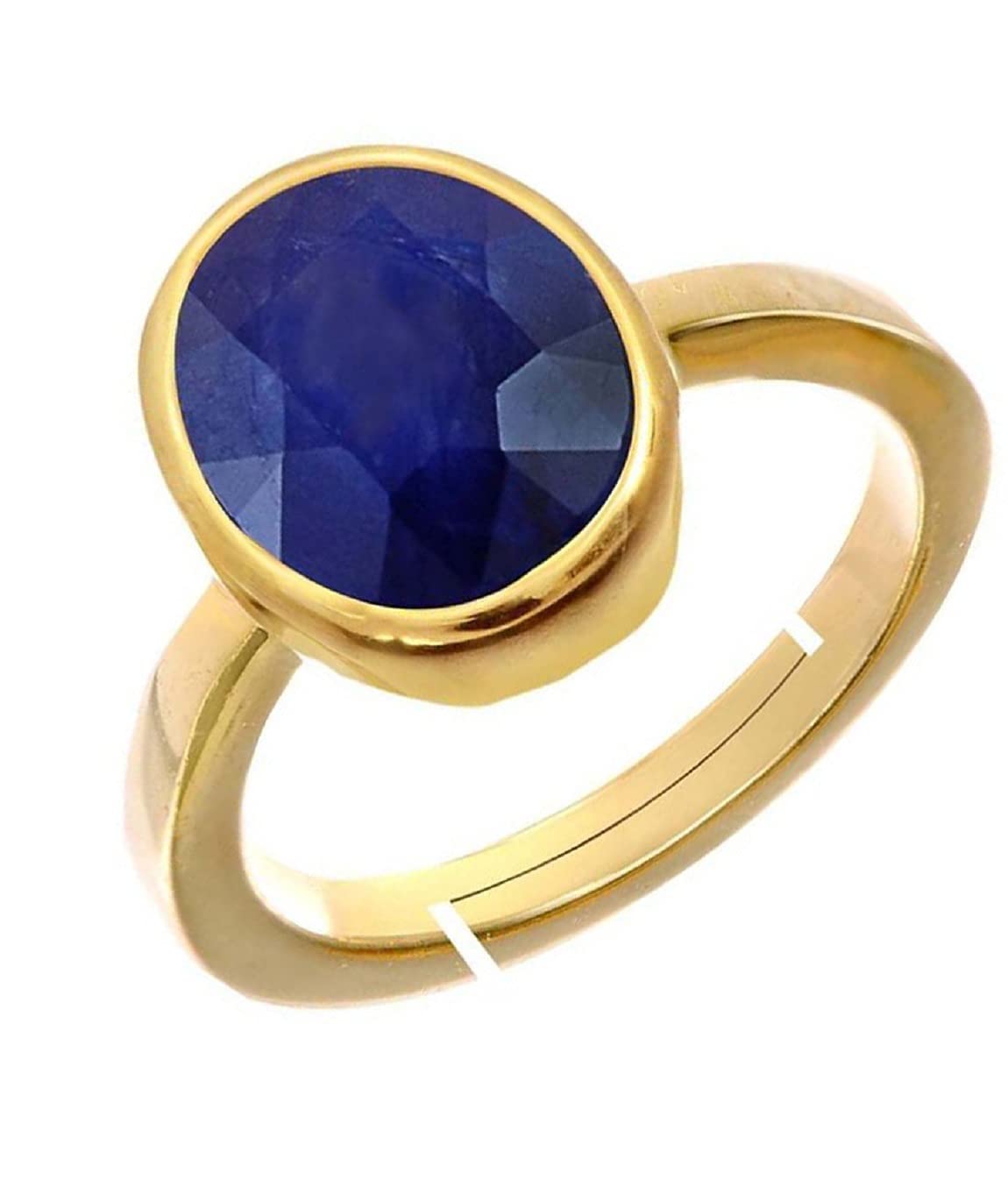 Gemscom Blue Sapphire/Neelam 8.25 Ratti 7.58 crt Stone Panchdhatu Adjustable Ring for Women (B0CGRYLQ6H) Amazon Price History, Amazon Price Tracker