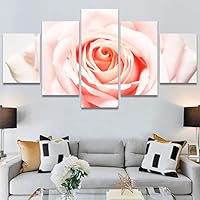 SIGNWIN 5 Panel Canvas Wall Art Bright Flowers for Home Decorations Ready to Hang - 60