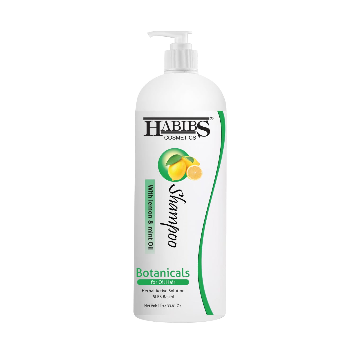 HABIBS COSMETICS Professional Oil Control Shampoo For Oily Hair And Scalp Anti Dandruff With Natural Lemon & Mint Oil Clear Oil Dandruff And Dry Flakes From The Scalp Sulphate And Paraben Free 1Ltr-image-35
