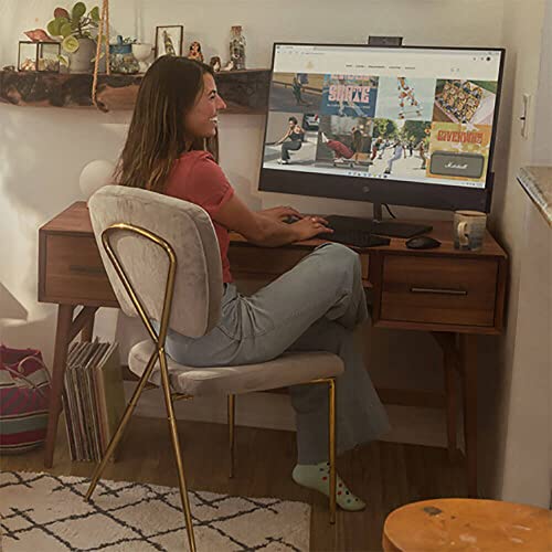 Image of HP All-in-One Computer, 12th Gen Intel Core i7-12700T Processor, 16GB RAM, 1TB PCIe NVMe M.2 Solid State Drive, 31.5-Inch 4K QHD IPS Display, Windows 11 Home