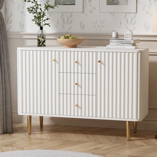 ARTPOWER Sideboard Buffet Cabinet with Drawers, 48