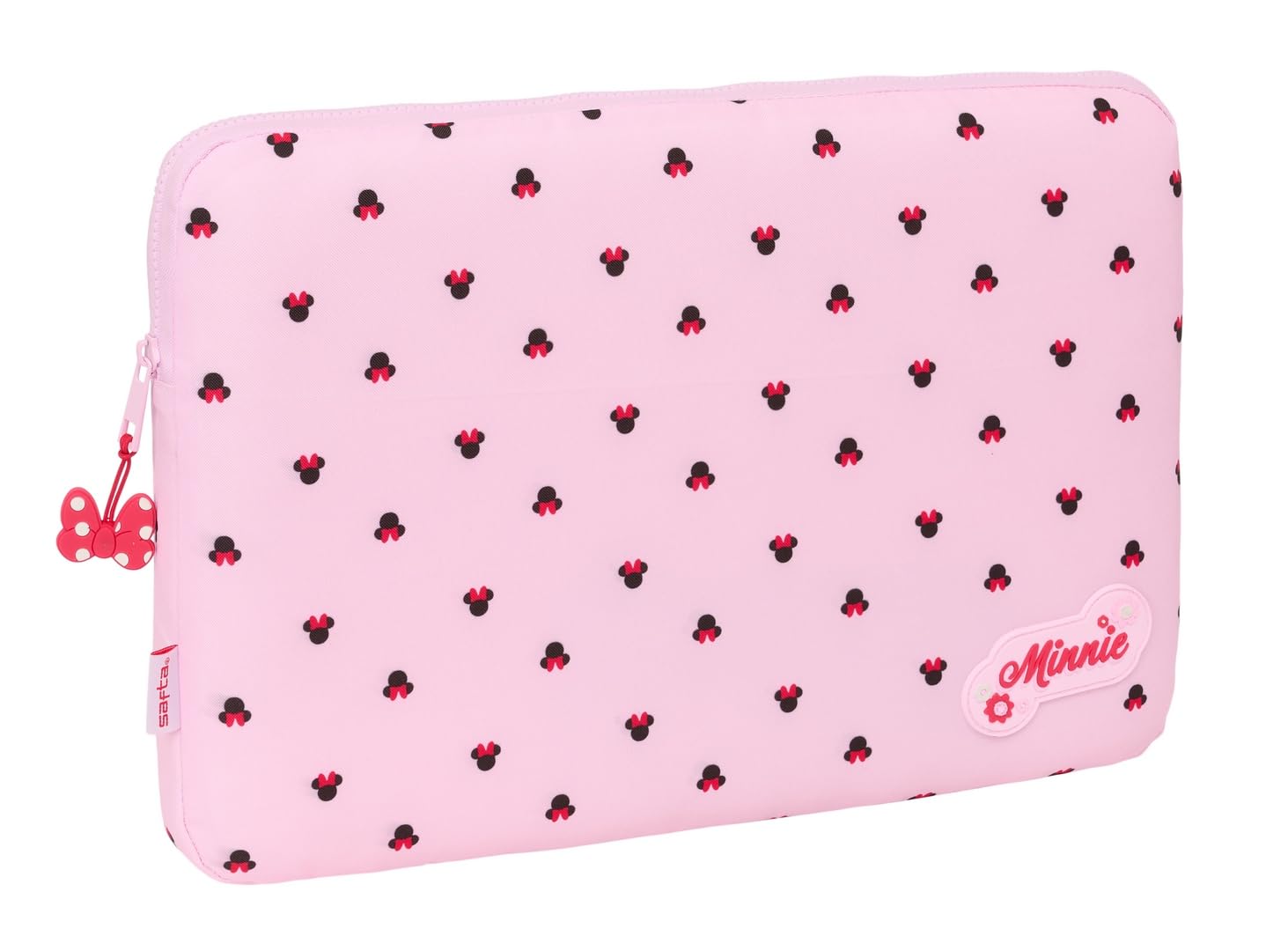 Safta MINNIE MOUSE NAIVE – Laptop Sleeve 15.6 Inches, Backpack, Ideal for Children of Different Ages, Comfortable and Versatile, Quality and Resistance, 39.5 x 3.5 x 27.5 cm, light pink, M, Casual