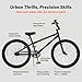 RoyalBaby 24 Inch BMX Freestyle Bike for 8-14 Year Old Beginners, Durable Carbon Steel Street Bicycle with U-Brakes & 2.35