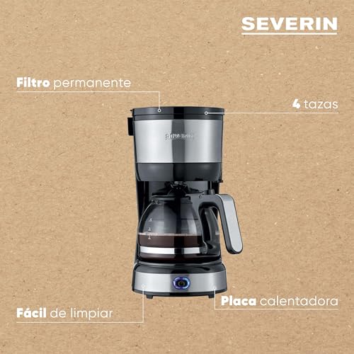 Cafetera de goteo pequeña que evita el desperdicio de café 5