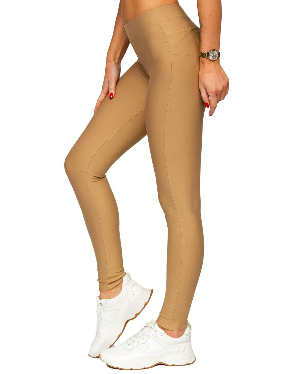 BOLF Femme Leggings Pantalon Jogging Yoga Sportif Skinny Sexy Collants Elastiques Fitness Slim Fit Sport Style Mix F6F