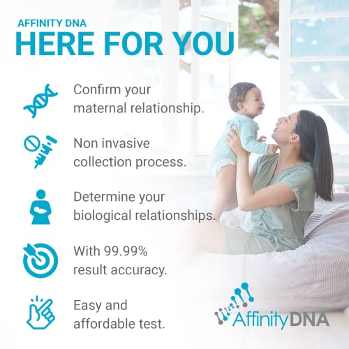 Image of Maternity DNA Testing Kit - 99.99% Accurate Genetic Swab Test | 21 Loci Maternity Home DNA Test Kits for Mother & 1 Child | Results in 4 Working Days | A Complete Kit with No Extra Fees