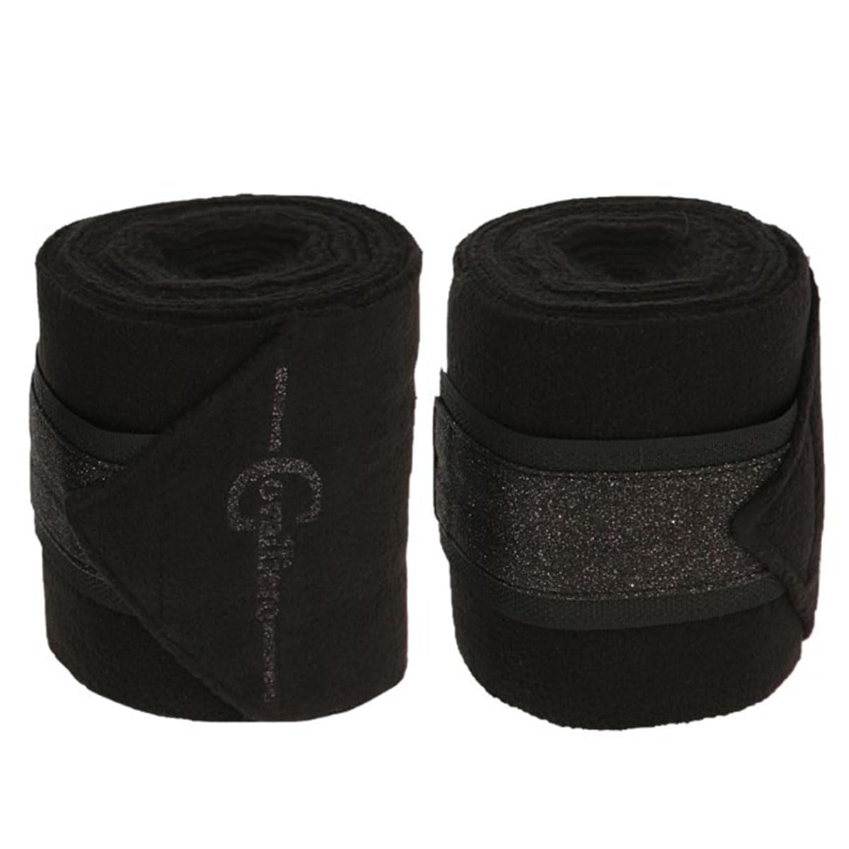 Kerbl 3297776 Empara Fleece Bandages, Black, 300 cm x 12 cm, Pack of 30