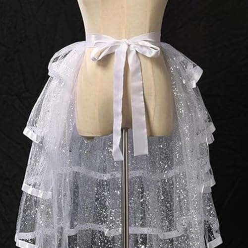 Falda de tul con capas elástica que soluciona tu look gótico 5
