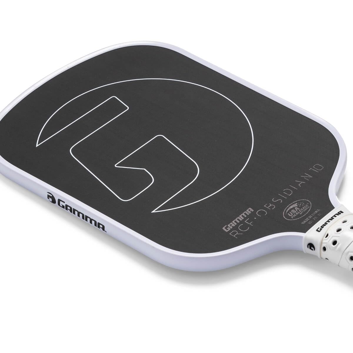 Raquette De Pickleball GAMMA RCF Obsidienne - Fibre De Carbone Brute, 13mm - Occasion