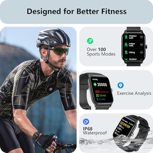 Alexa Smartwatch w/ Bluetooth Calling & Fitness Tracking Yoever 4 Alexa Smartwatch w/ Bluetooth Calling & Fitness Tracking Yoever - Image 4
