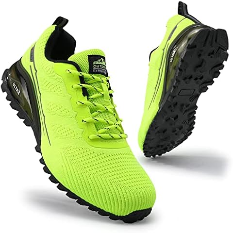 COOJOY Mens Trail Running Shoes with Arch Support Cover
