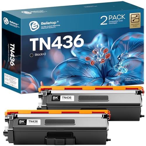 Cartouche de toner TN436 à pigments denses pour des documents d'archive durables