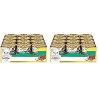 Purina Gourmet Gold Mousse Umido Gatto con Coniglio 24 Lattine da 85g Ciascuna (Confezione da 2)