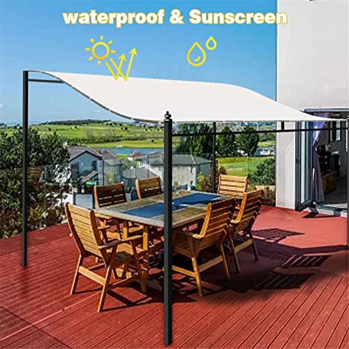 Voile d'ombrage imperméable et résistant pour toit de terrasse