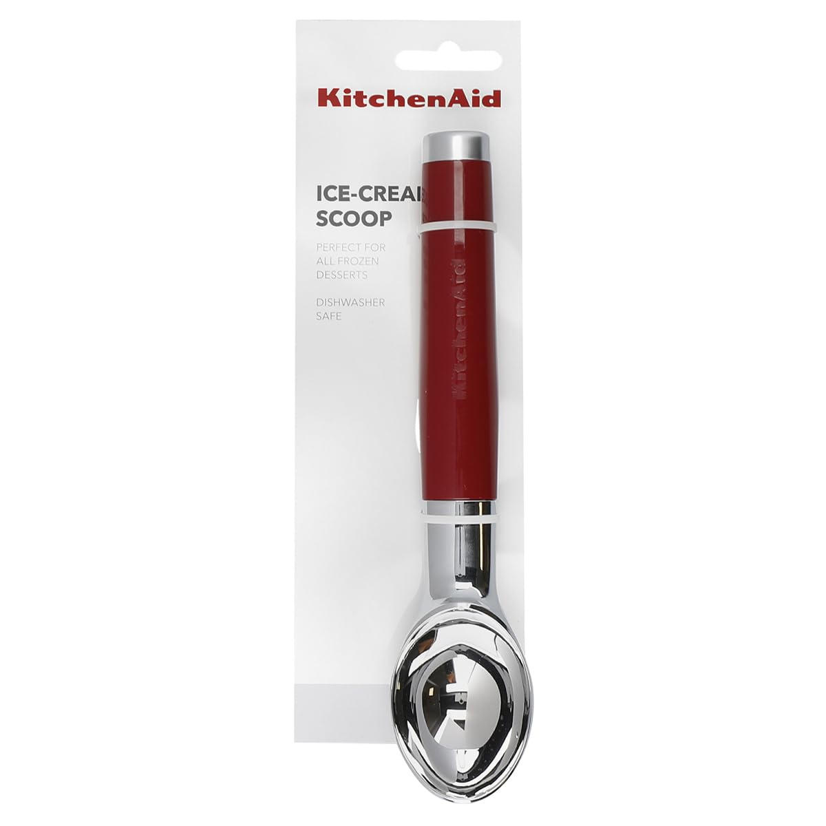KitchenAid Paletta Gelato, Cucchiaio Porzionatore Gelato, Gadget da Cucina Lavabile In Lavastoviglie, Nero Onice