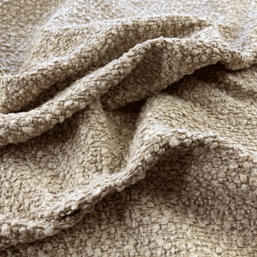 Taburete redondo de visón colonia Ben con acabado textil de alta gama 3