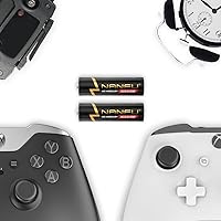 Vista 4 de NANFU Combo de pilas alcalinas AA 24 y AAA 24