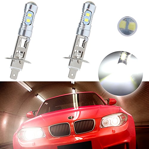 cciyu 2 Pack Super White 6000k H1 50W 6000LM CREE Car LED Xenon Fog Light DRL Driving Vehicle
