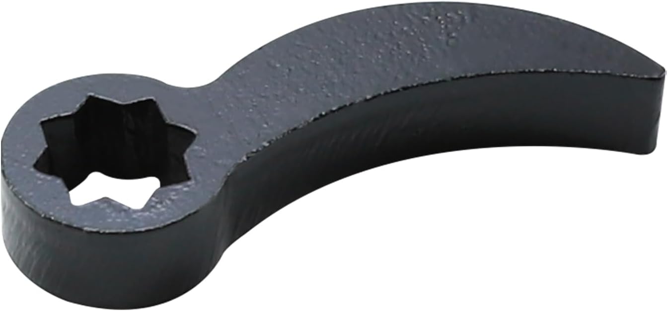 2PCS Pry Bar Wrench Adapter, 1/2" & 3/8" Square Carbon Steel Crowbar Adapter Head, Half Shaft Removal Car Repairing Tools for Tight Spaces, Ratchet Crowbar Adapters (1/2"+3/8" Square)