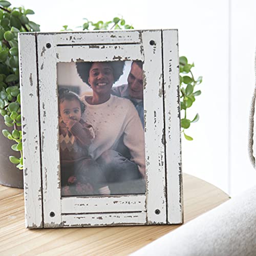 Foreside Home & Garden Ffrd06190 4X6 Heartland Photo Frame White #TOP2