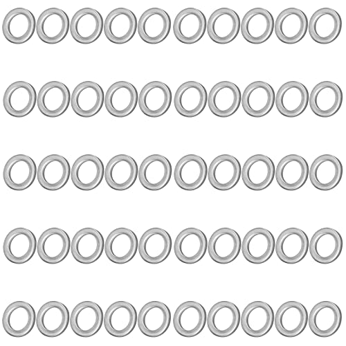 Image of 50PCS M14 Oil Drain Plug Gasket Aluminum Engine Oil Crush Washer Seals High Temperature Resistant for Honda Accord Acura Civic Ridgeline Odyssey CR-V Pilot Fit Element OEM 94109-14000