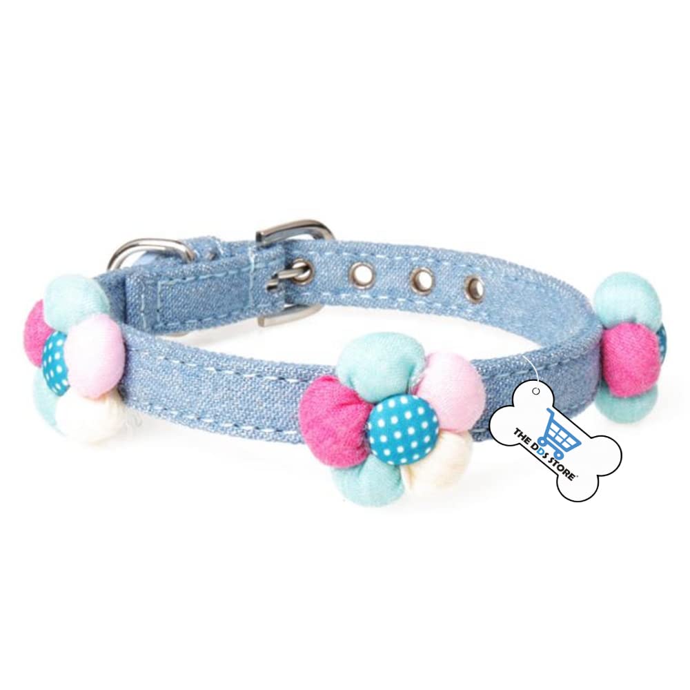 The DDS Store Cat Puppy Cute Flower Shaped Decorative Adjustable Collar for Cats Kitten PuppyPet Collar Pet Supplies-1 Piece (X-Small (22-28 cm)) (B09V1M39B5) Amazon Price History, Amazon Price Tracker