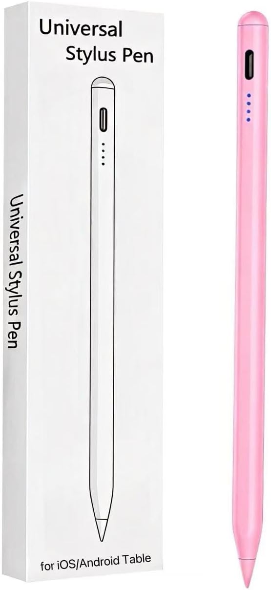 Stylus Pen Android for Samsung Galaxy Tab A11+/A11/A9/A9+/A8/A7 Tablet S Pencil Touchscreens Stylists Pen (Pink)