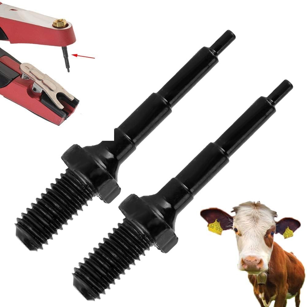 Ago per Marcatura Auricolare Acciaio Inossidabile Forgiatura Multistrato per Bovini Suini Ovini, Design Leggero e Compatto Resistente alla Piegatura, Compatibile con Pinze per Marchi Auricolari per Al