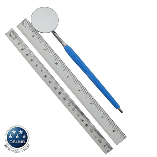 Miniatura 5 de Osung Espejo bucal inclinable dental de gran tamaño 1.535 in - DMS39