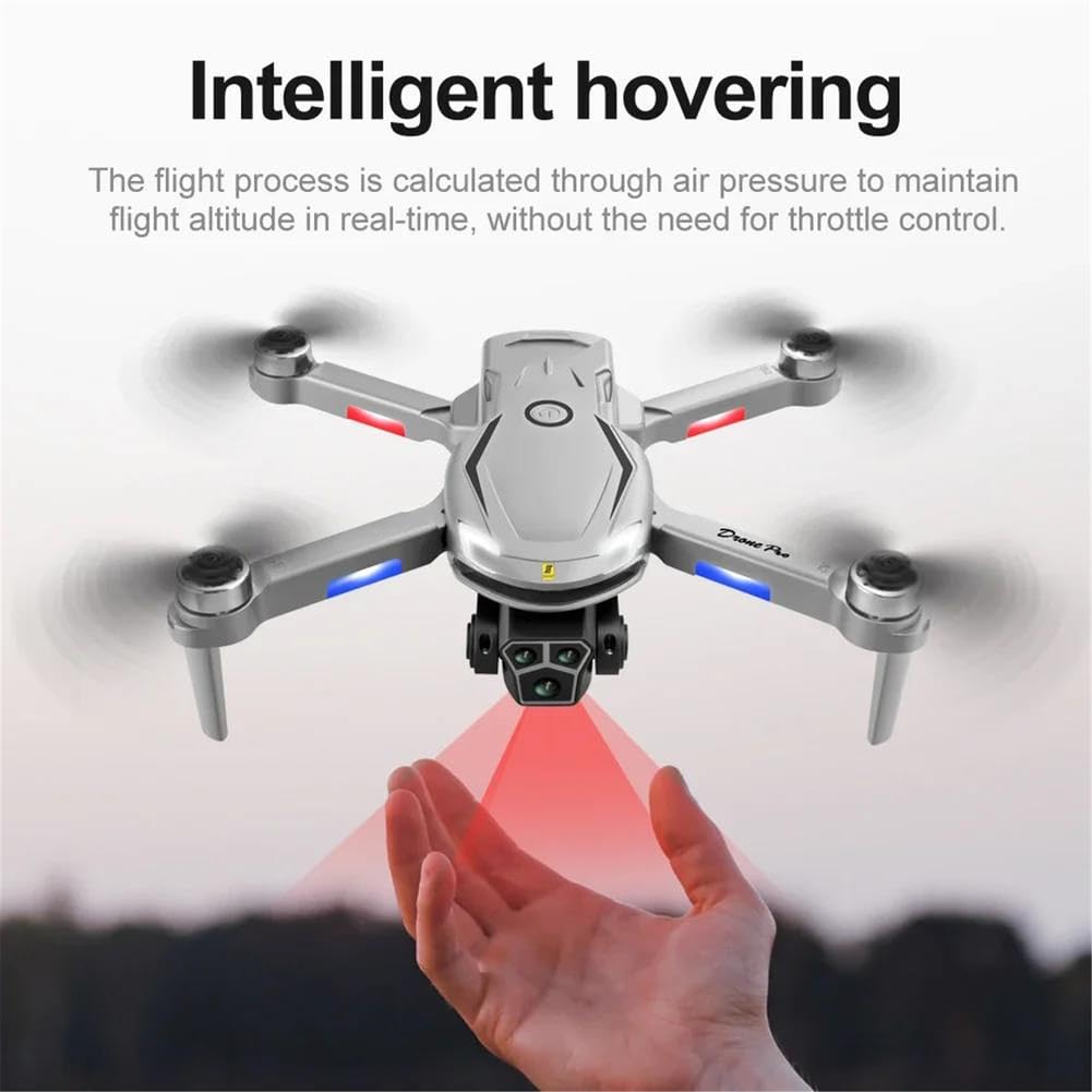 B,Triple battery,v888 drone 8k hd triple camera aerial professional unikanie przeszkód optyczne pozycjonowanie przepływu bezszczotkowy dron quadcopter