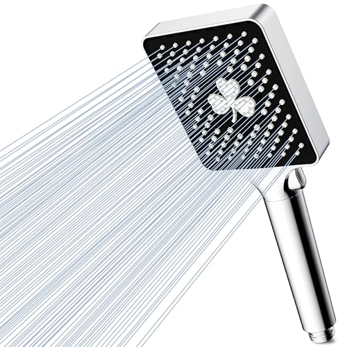 Magichome Pommeau de douche haute pression avec 6 modes, pommeau de douche universel pour basse pression d'eau, avec fonction de réglage d'une seule main