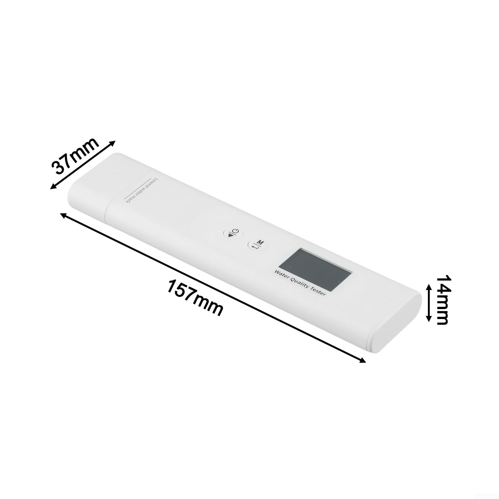 DAZZLEEX Penna per test di qualità dell'acqua 6 in 1 con misuratore di conducibilità per TOC/COD/UV275 e rilevamento della temperatura, materiale ABS per test dell'acqua potabile e varie risorse
