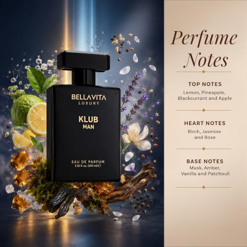 Bellavita Luxury KLUB Eau de Parfum | 100 ml | Men's Perfume | Gift choice for Birthday and Anniversary - Image 5
