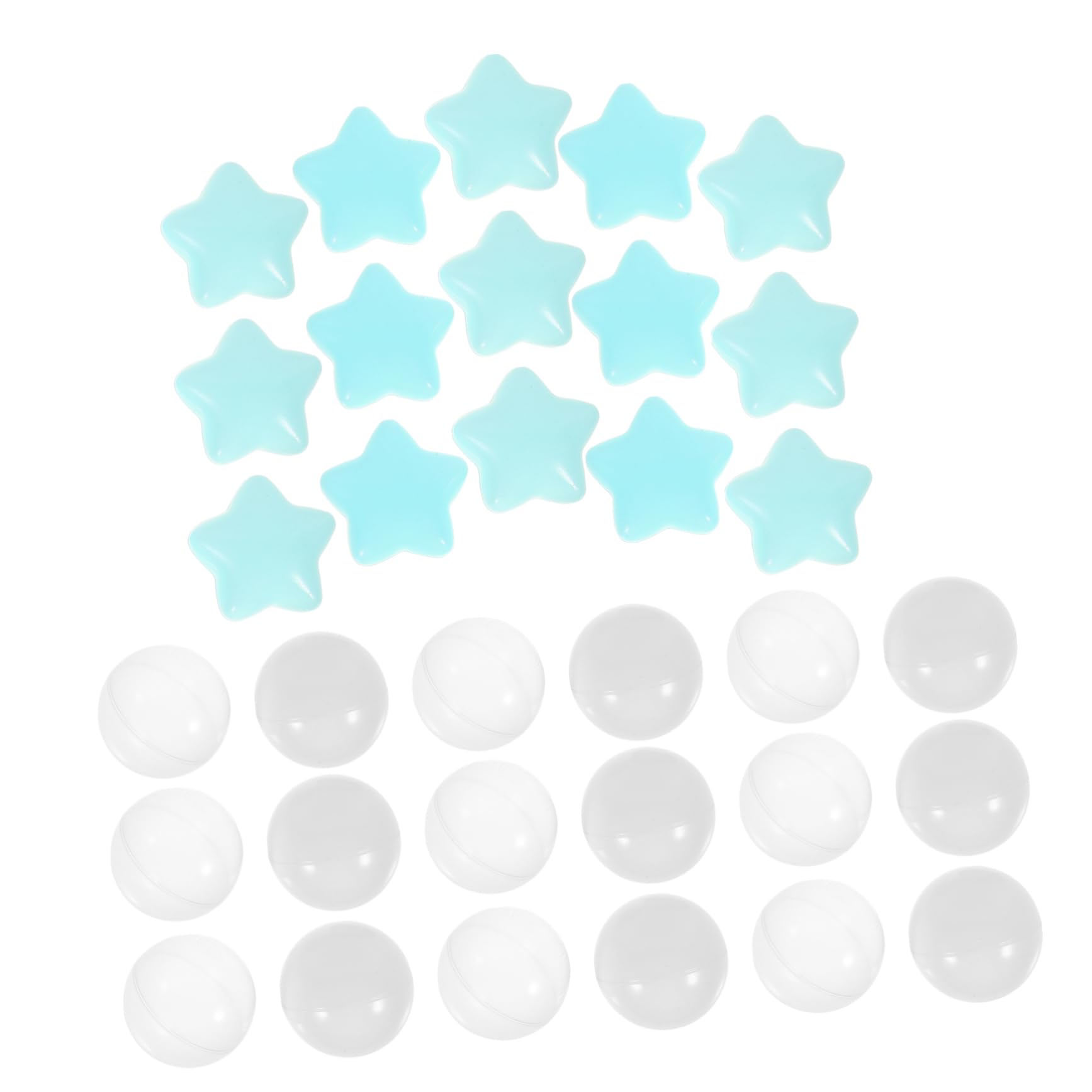 KONTONTY 100pcs Ocean Balls for Crush Star and Swimming Balls for Bathtub Play and Cognitive Development Activities