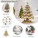 QFkris Christmas Tree Jewelry Trinket Boxes Hand Painted Enameled with Shinning Rhinestones, Ring Holder, A Surprise Gift Christmas Decor