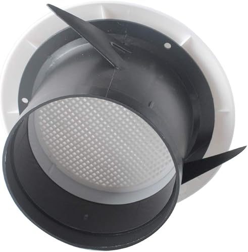 Miniatura 7 de Wadoy Soffit - Kit de ventilación de escape de 4 pulgadas para ventilador de escape de baño, cubierta de ventilación redonda con una pantalla de