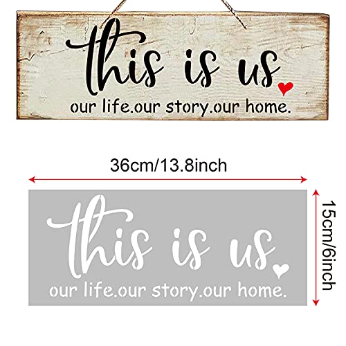 Czong 21 Pieces Letter Stencils For Painting On Wood Canvas Laser Cut Painting Stencil - Large Alphabet Welcome Calligraphy Font Suitable For Home Decor & Diy Craft Projects #TOP1