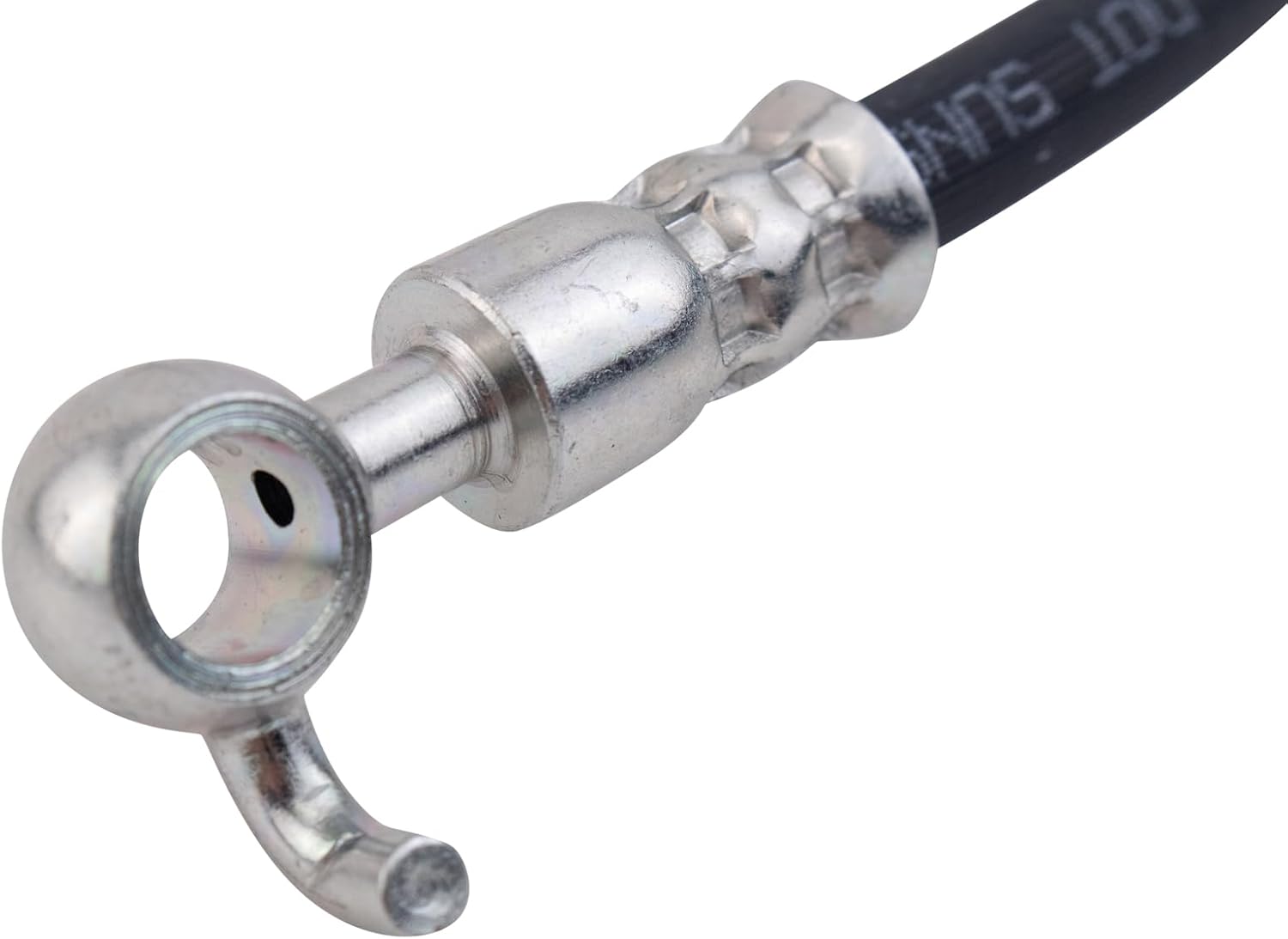 TRQ Front Brake Hose Set Driver & Passenger Side Compatible with 2014-2018 Mazda 3 2017-2021 CX-5