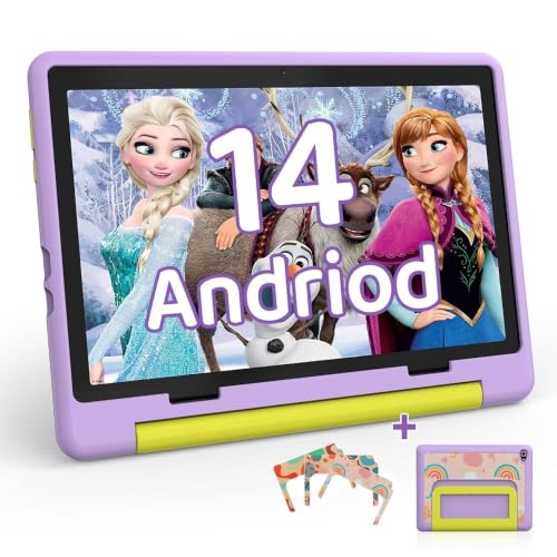 Image of Kids Tablet, Android 16 Tablet for Kids 10 inch with Case,Parental Control, Dual Camera