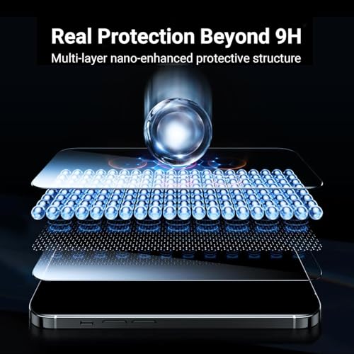 Image of Mobilebies Premium Tempered Glass Screen Protector Guard For iPhone 16e (6.1 Inch, Pack of 1) | Edge to Edge Coverage With Easy to installation kit