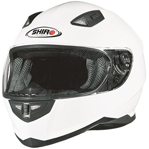  Casco moto integrale SHIRO SH-881 MONOCOLOR, colore: bianco