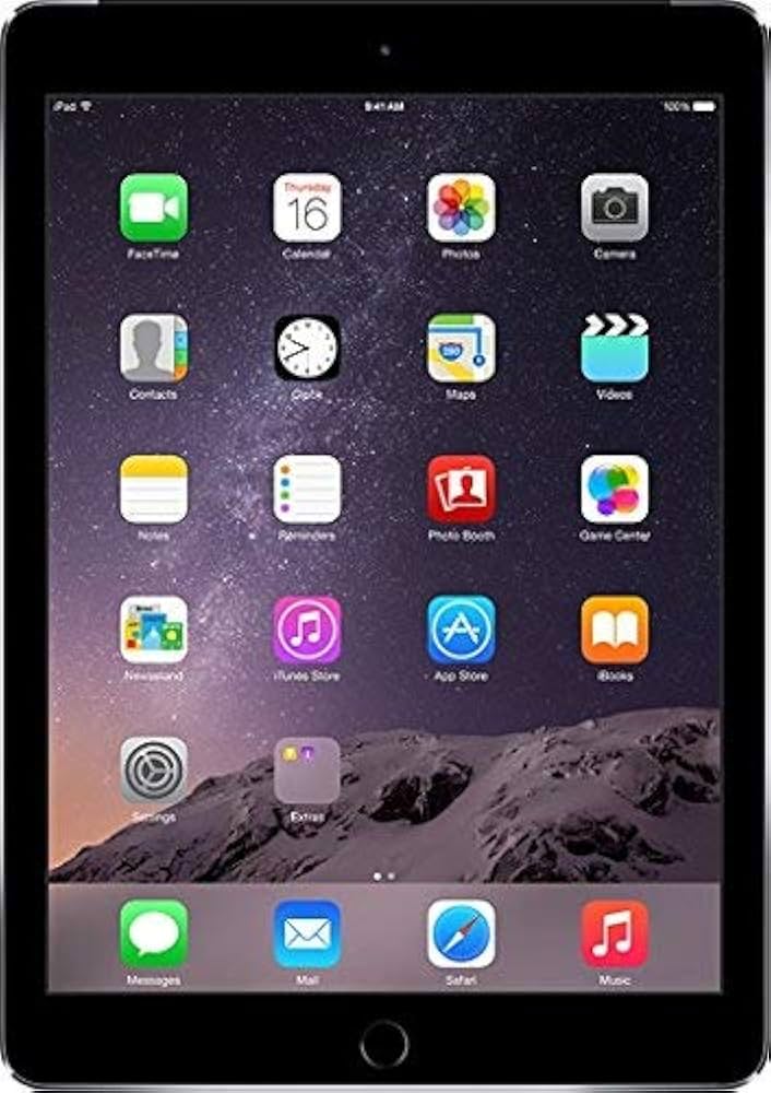 128 電池最良好 iPad Air2 第2世代 32GB au 8669【早い者勝ち】電池最良好☆iPad Air2 第2世代 32GB au