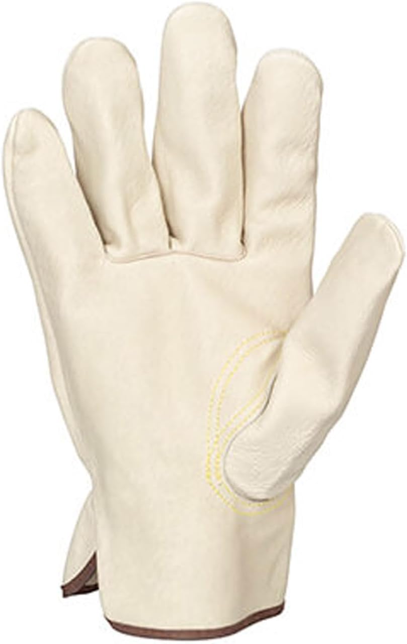Tillman 1410 Pearl XL Grain Pigskin Leather Drivers Glove - Keystone Thumb - 10 in Length - 1410XL [PRICE is per PAIR]